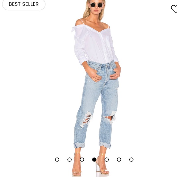 Agolde 90's Mid Rise Loose Fit in Fall Out - Picture 4 of 5